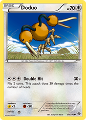 Doduo XY Pokemon Card