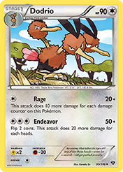 Dodrio XY Pokemon Card