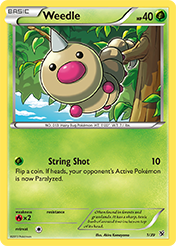 Weedle Kalos Starter Set Pokemon Card