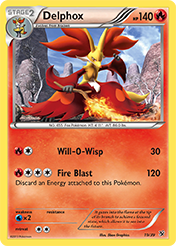 Delphox Kalos Starter Set Pokemon Card