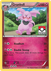 Granbull Kalos Starter Set Pokemon Card