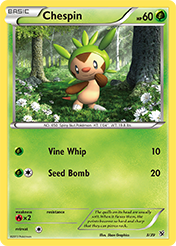 Chespin Kalos Starter Set Pokemon Card
