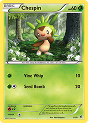 Chespin Kalos Starter Set Card List