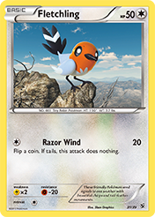 Fletchling Kalos Starter Set Pokemon Card