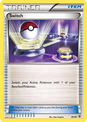 Switch Kalos Starter Set Pokemon Card