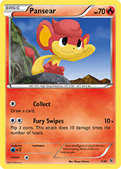 Pansear Kalos Starter Set Pokemon Card