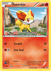 Fennekin Kalos Starter Set Card List