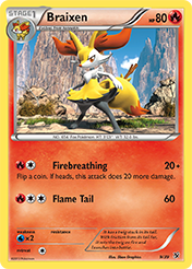 Braixen Kalos Starter Set Pokemon Card