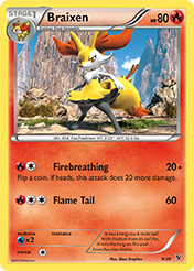 Braixen Kalos Starter Set Card List