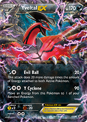 Yveltal-EX XY Black Star Promos Card List