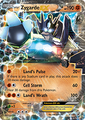 Zygarde-EX XY Black Star Promos Pokemon Card