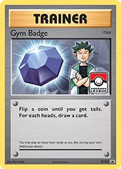 Gym Badge XY Black Star Promos Pokemon Card