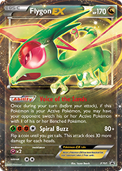 Flygon-EX XY Black Star Promos Pokemon Card