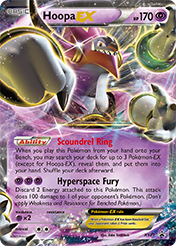 Hoopa-EX XY Black Star Promos Pokemon Card
