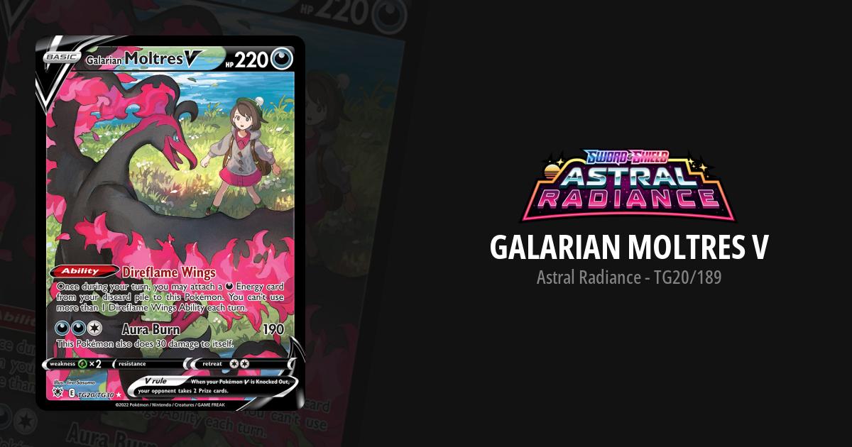 Galarian Moltres V Astral Radiance, Pokémon