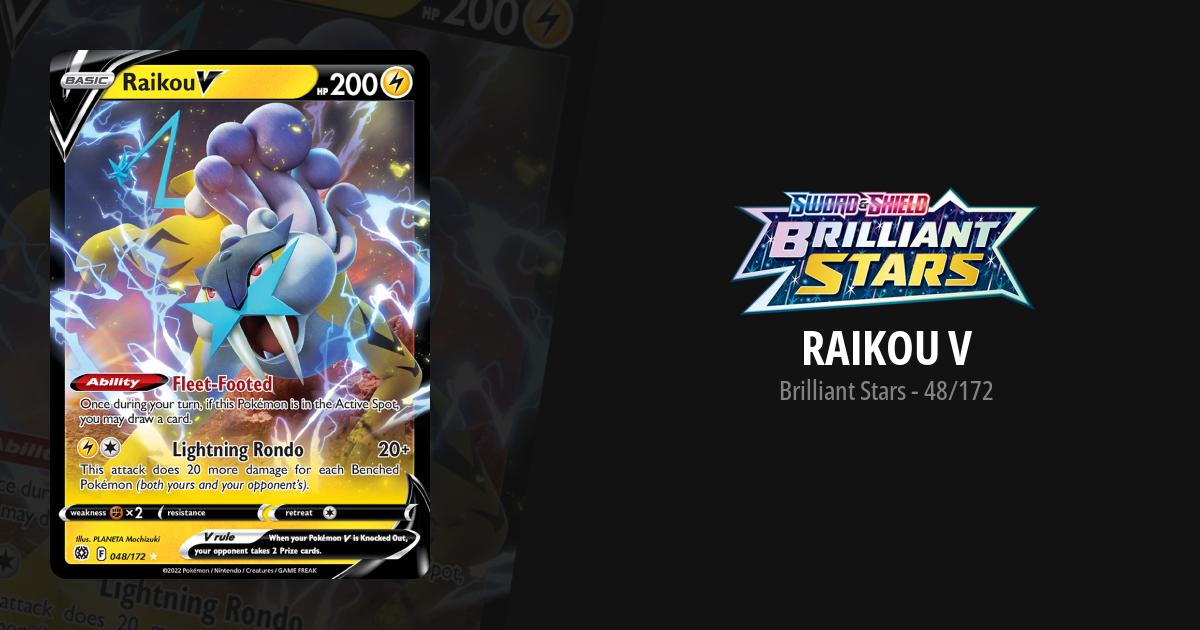 Raikou V - Brilliant Stars Pokémon card 048/172