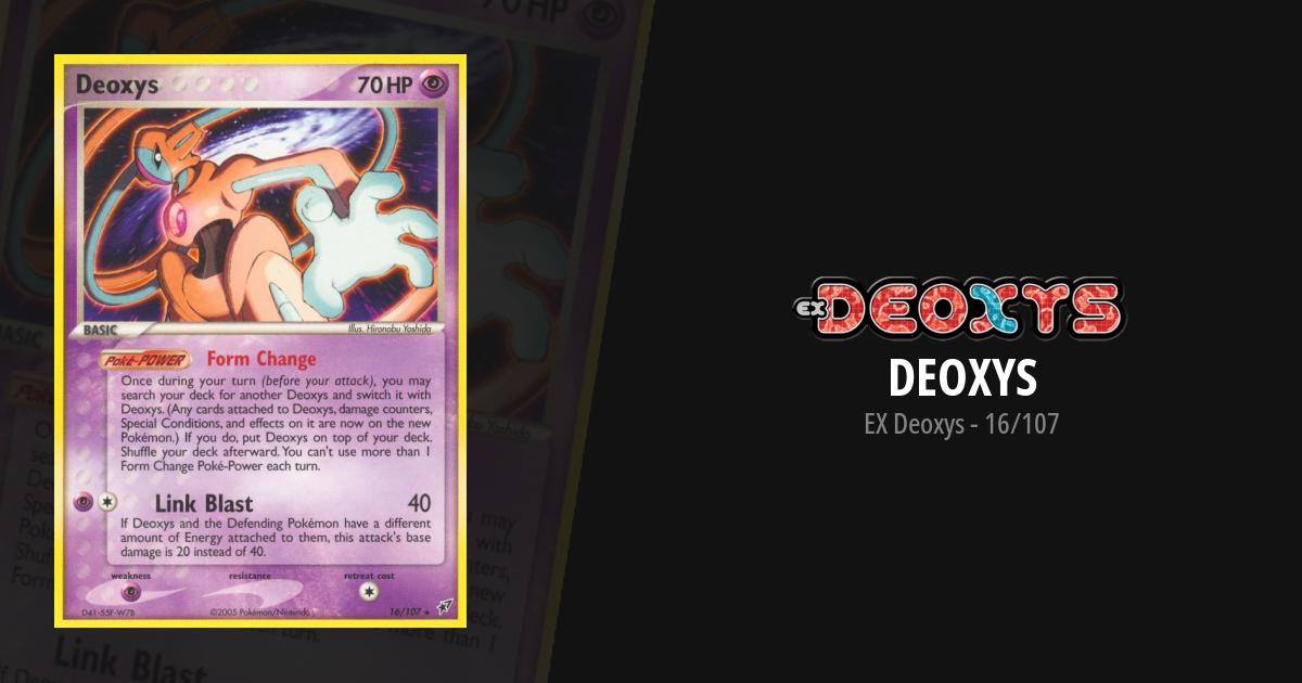 Deoxys - 16/107 (EX Deoxys) - Deck Exclusives - Pokemon