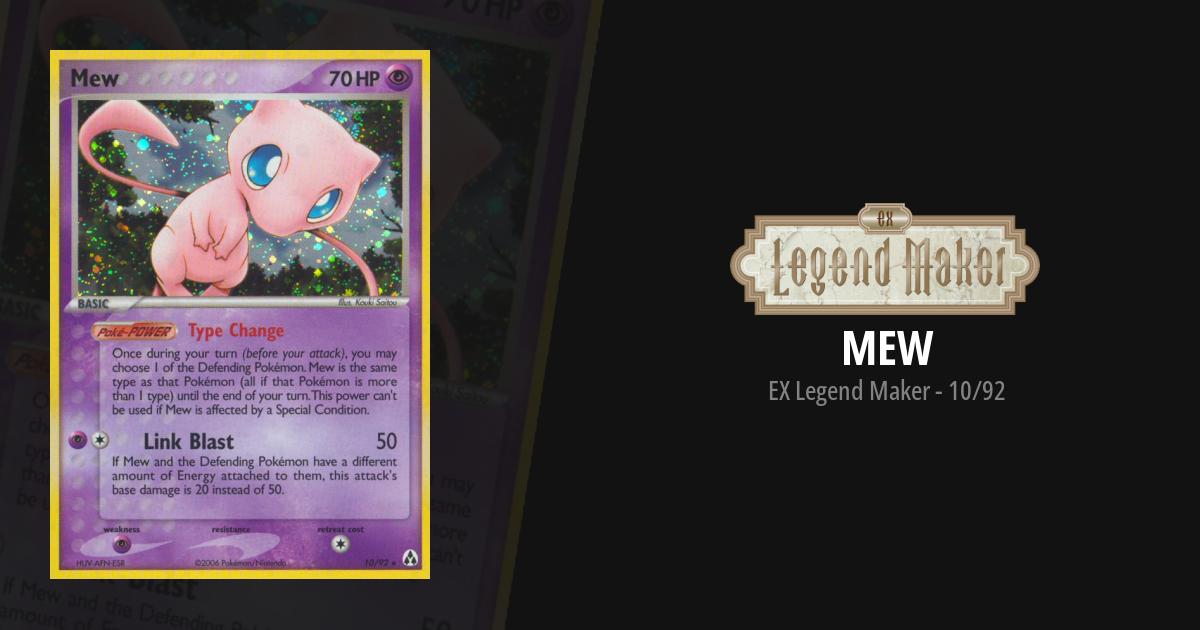 Mew (10/92) [EX: Legend Maker]