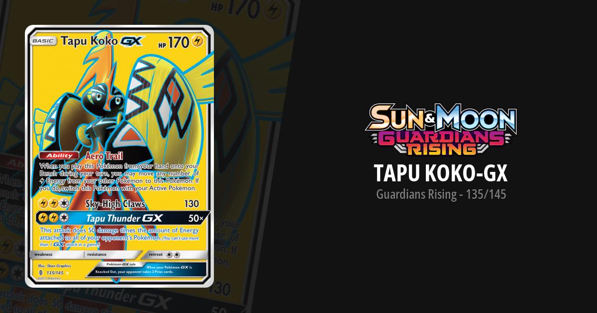 Tapu Koko GX (Full) 135/145, Guardians Rising