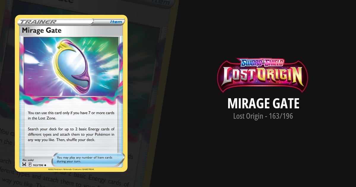Mirage Gate 163/196 in Portuguese Lost Origin Pokémon TCG