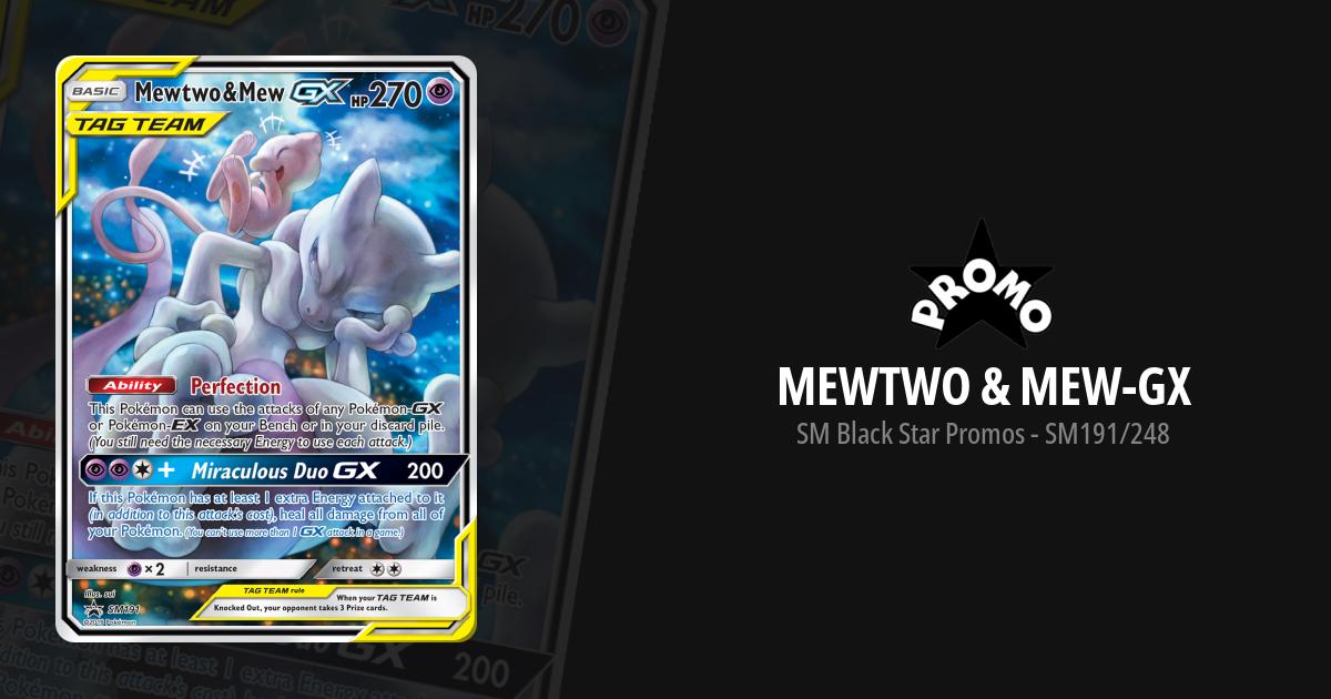 Mewtwo & Mew GX - SM191 - SM Promos - Pokemon