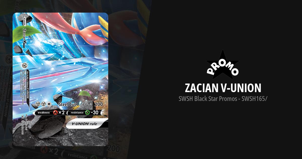 Zacian V-UNION SWSH163/298 - SWSH Black Star Promos Holofoil