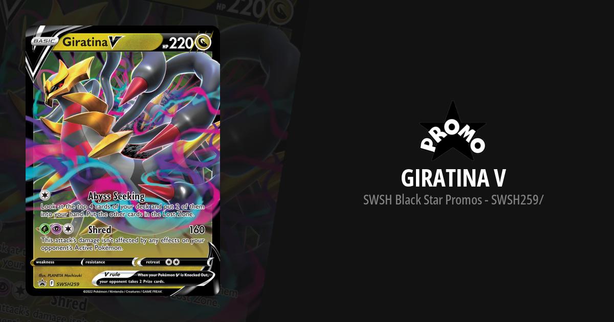 Giratina V SWSH259 Sword & Shield Black Star Promo Pokemon Card L102