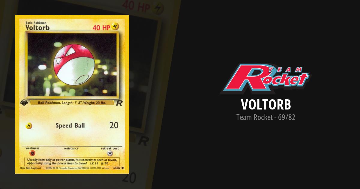 Voltorb (69/82) [Team Rocket 1st Edition]