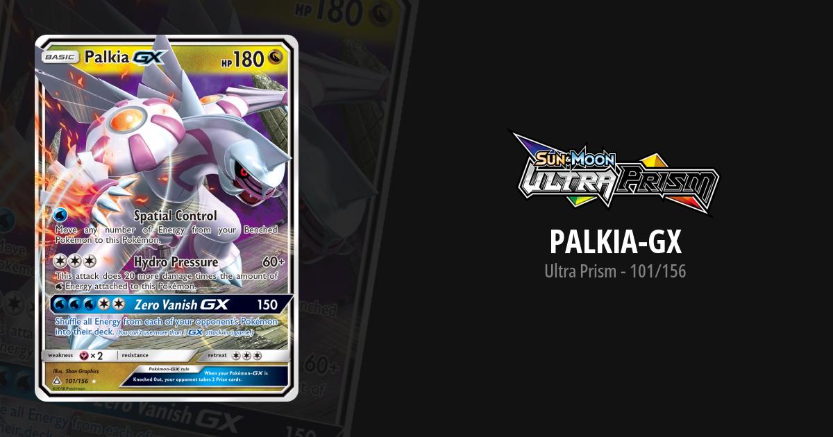 Pokemon Ultra Prism Palkia-GX #101