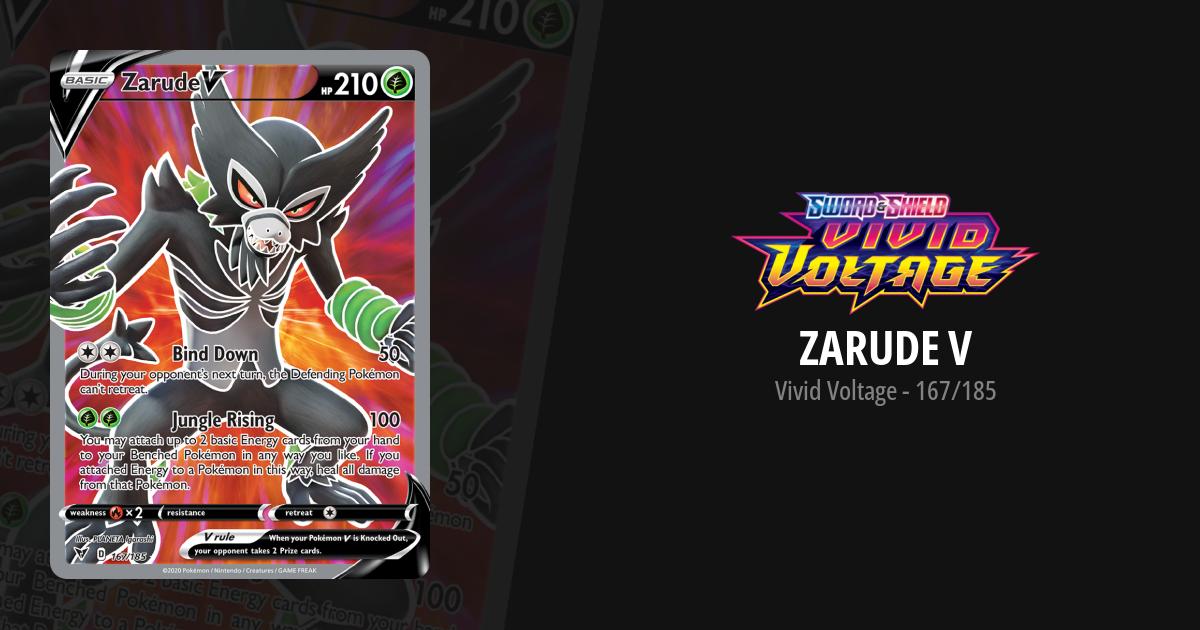 Zarude V 2020 Sword & Shield: Vivid Voltage Holo #167/185 Price