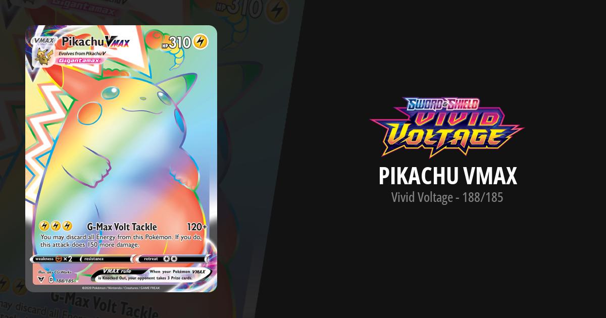 Pikachu VMAX Vivid Voltage 188/185 Values - MAVIN