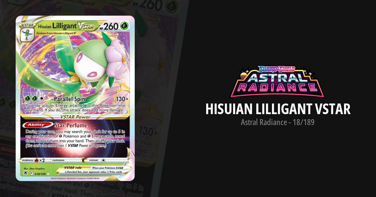 lilligant vstar pokemon card value The Cards of Pokmon TCG: Astral Radiance Part 3: Lilligant VSTAR
