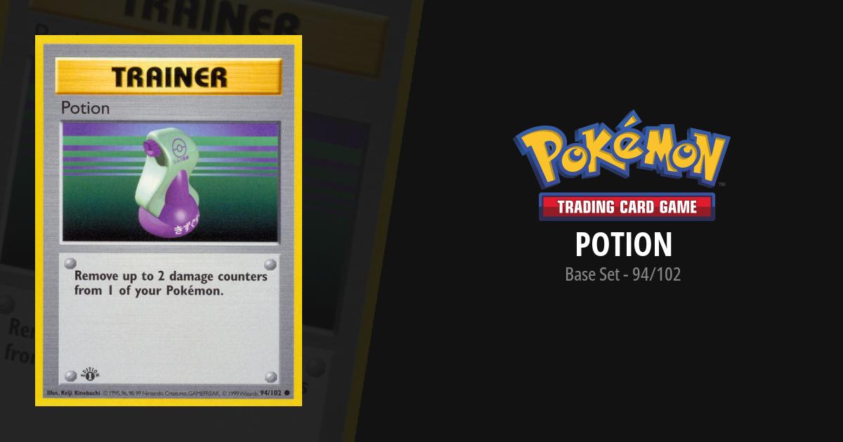 pokemon card trainer potion Pokemon Tcg Trainer Potion Common 92/100 x4