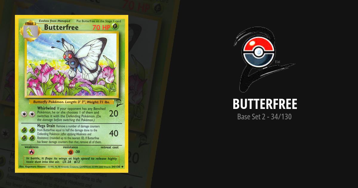 1995 butterfree pokemon card value Butterfree Jungle 33/64 - 1995, 96, 98 Nintendo - Pokemon Card - NM