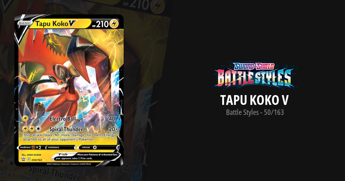 pokemon card tapu koko v Pokmon Lightning Lightning Electro Ball (40) Lightning Tapu Koko V #72 Prices
