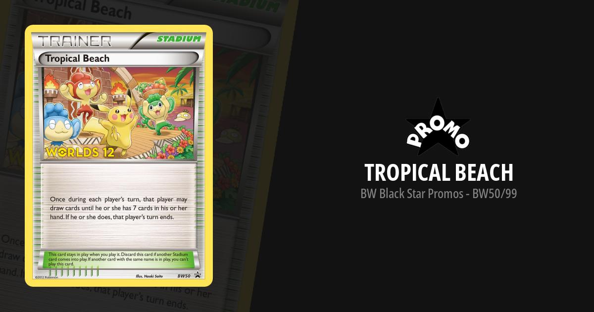 tropical beach pokemon card price Tropical Beach bw50 Pokemon Card French Good Condition