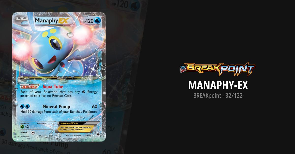 manaphy ex pokemon card value Manaphy EX | XY - BREAKpoint | Ultra Rare | 32/122