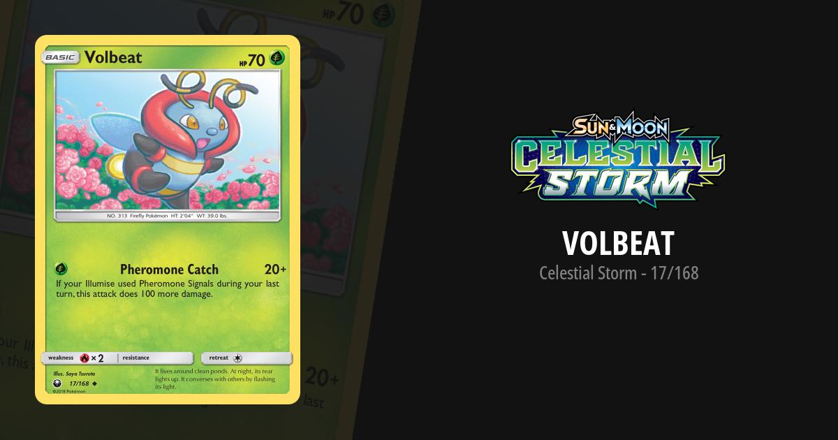 volbeat pokemon card Volbeat - Miracle of the Desert card 004/053
