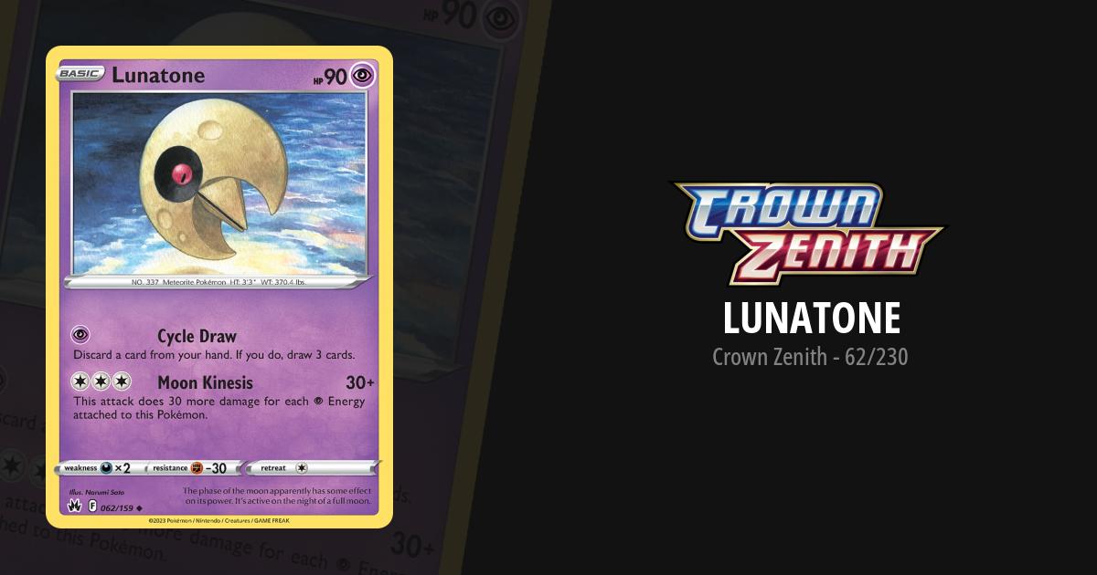 lunatone pokemon card price Lunatone Lunar Cycle Ability Used Markers for Pokemon TCG