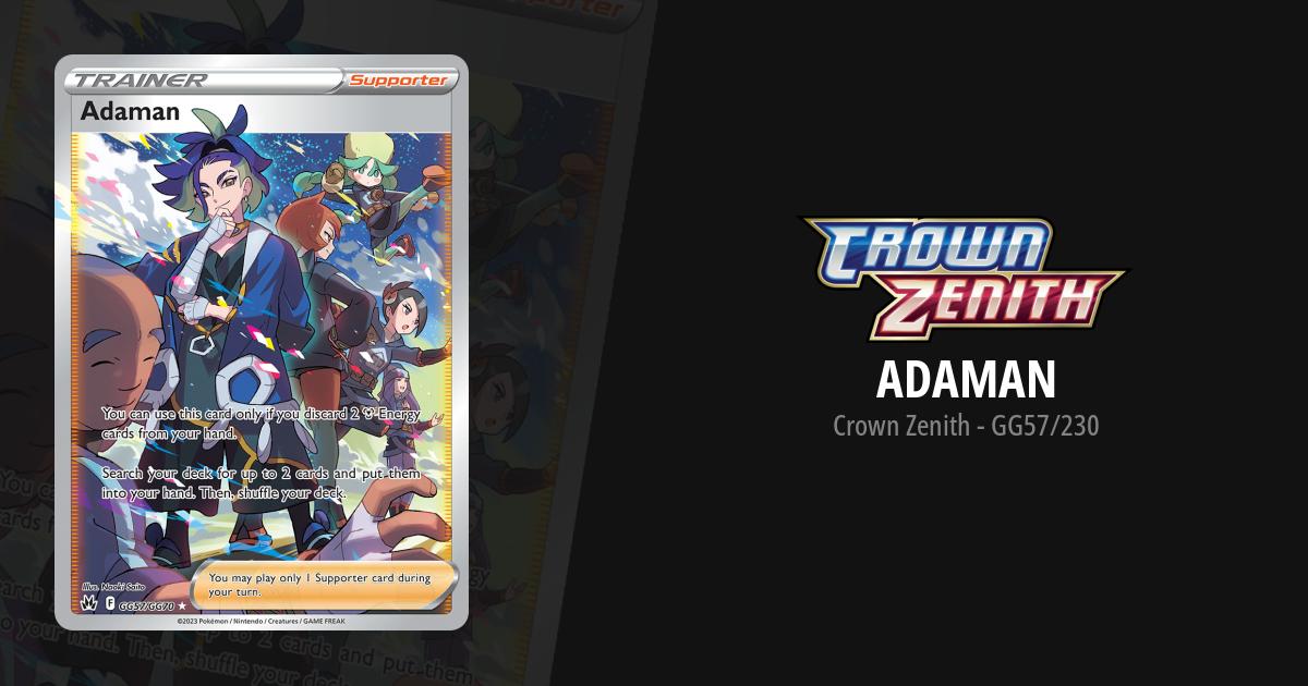 adaman pokemon card crown zenith PSA 10 Adaman Crown Zenith #GG57 Pokemon card GorillaTCG