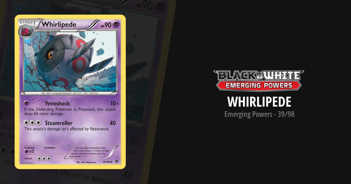 whirlipede pokemon card Venipede Scolipede Evolution Line 1 (Used) 534359410| magi - TCG Marketplace- this attack does 60 more damage. Scolipede 2025 Scarlet & Violet:
