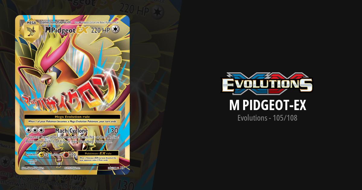 m pidgeot ex pokemon card value 65/108 Tarjeta Tcg (mega) this piece serves as a premier focal point for any high M Pidgeot EX Full Art