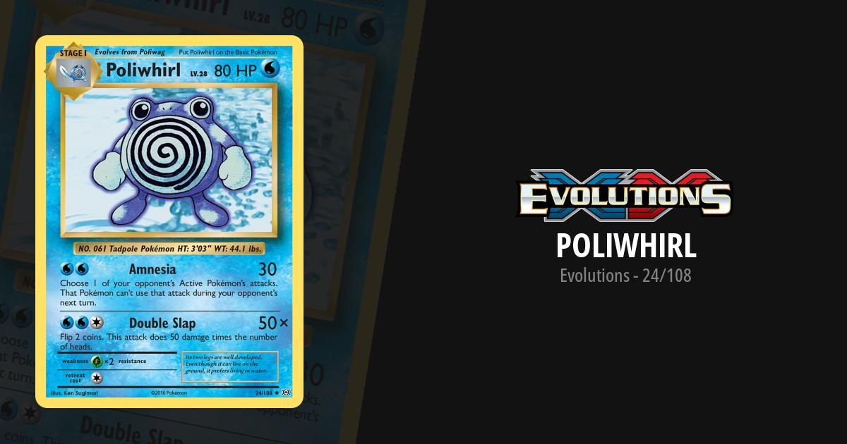 2016 poliwhirl pokemon card value Poliwhirl - 24/108 (Reverse Foil)