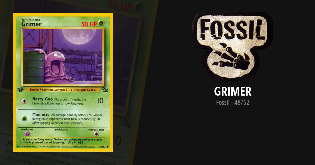 1995 grimer pokemon card value Pokmon 1995 grimer base set Tcg
