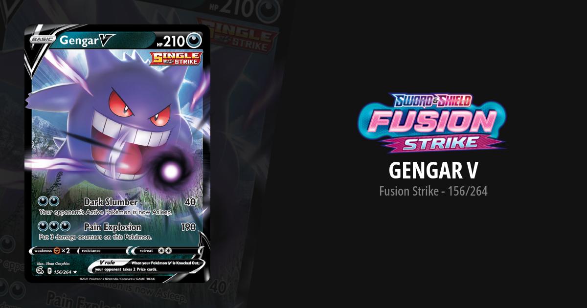 gengar v pokemon card value vmax Gengar Void Form VMAX pokemon card style setup or your main portfolio Gengar V - SWSH08: Fusion