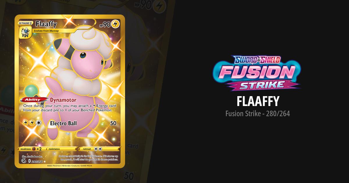 gold flaaffy pokemon card value Flaaffy (Secret) 280/264 Swsh08: Fusion Strike Holo for sale online
