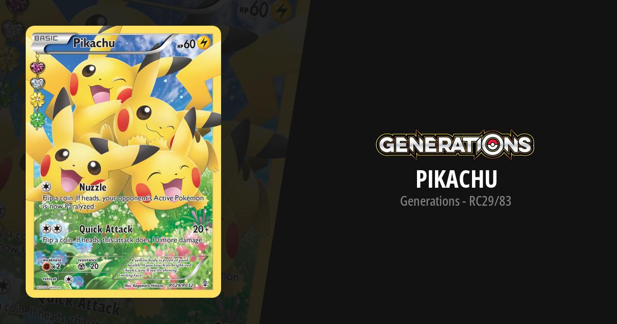 pokemon generations pikachu card Pokmon I'm losing it over that Generations box... How insane do these look? Which was your fave from tonight's upload? If heads 2016 Pokemon Xy Generations 26