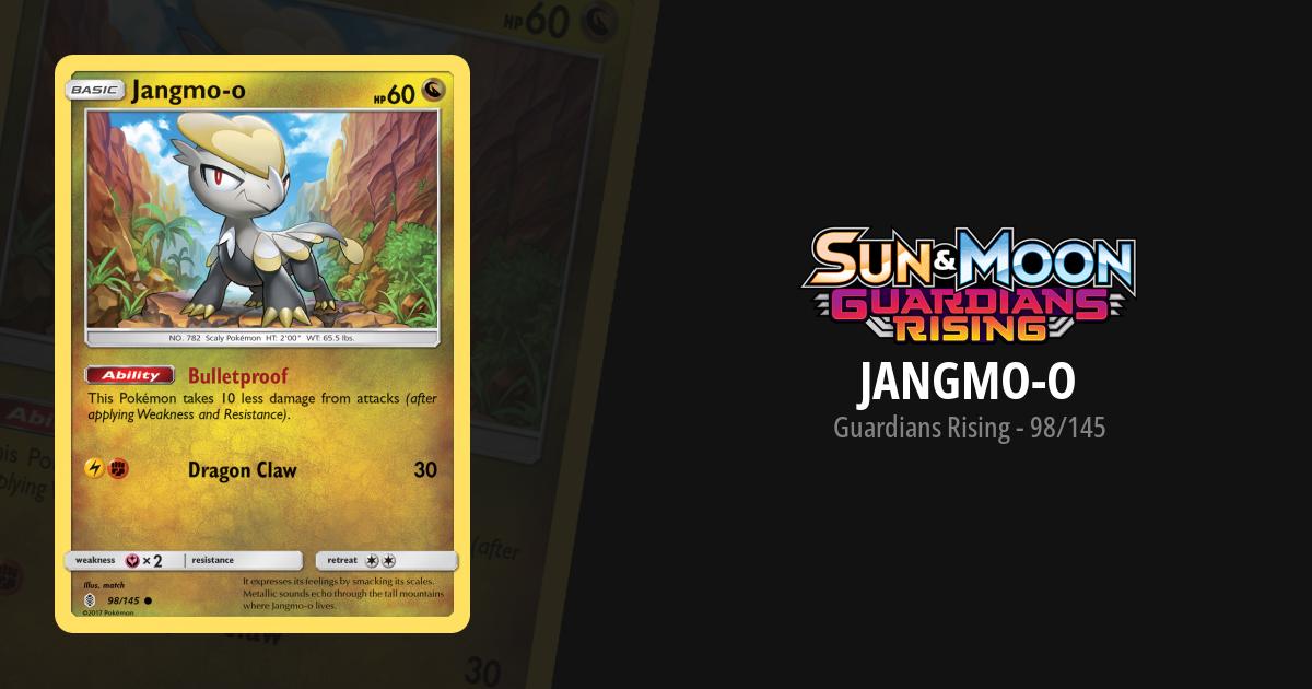 jangmo o pokemon card Jangmo-o - 75/111 - Cosmos Holo - EB Games Stamp Exclusive Promo - Singles Promos Pokemon Promos Colorless Dragon Headbutt (50) Weakness Fairy 2 Resistance None None Retreat Cost Trading Cards - Pokemon Cards