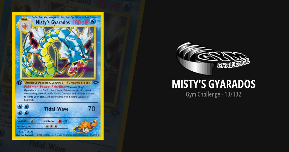 misty's gyarados pokemon card value DRIen 049/182 Holo PokeChalet clear acrylic holder that perfectly accentuates the stunning visual design and character artwork CGC 10 Pristine Misty's Gyarados