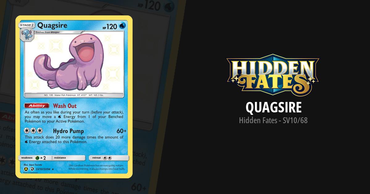 shiny quagsire pokemon card Pokemon Quagsire - SV10/SV94